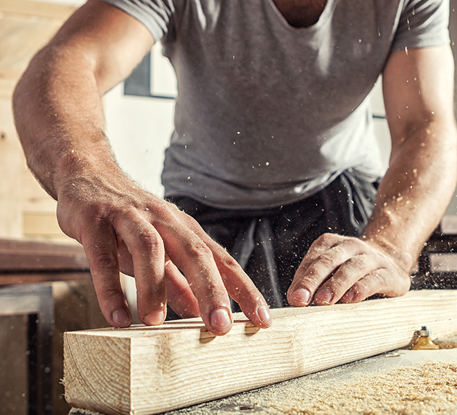 Hout versnijden