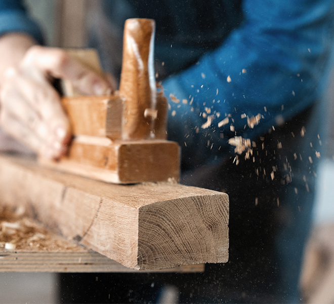 opschuren hout